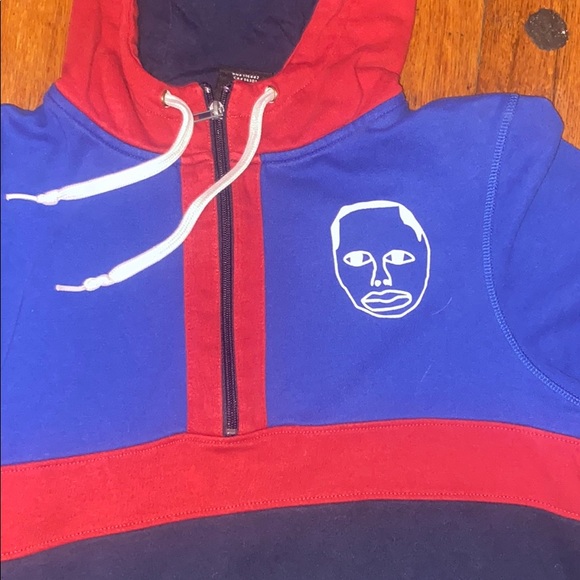 Sweatshirt by EARL hoodie M blue I don’t like sh*t - Picture 2 of 9
